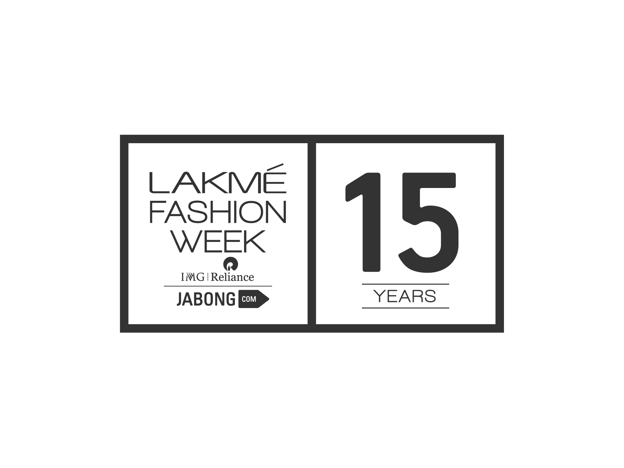 Lakmé Fashion Week 15th Anniversary Logo