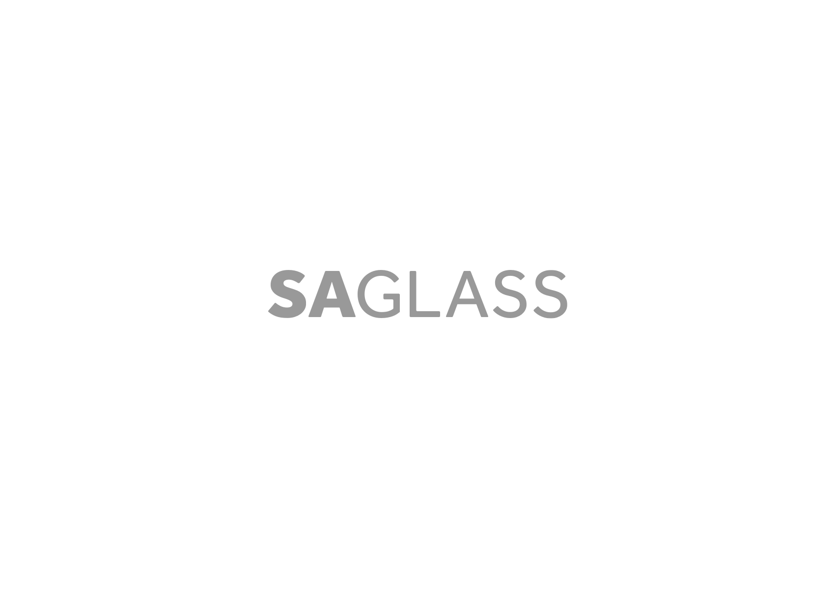 SAGlass brand identity